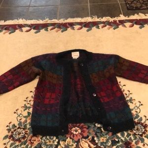 Multi Color Cardigan Sweater